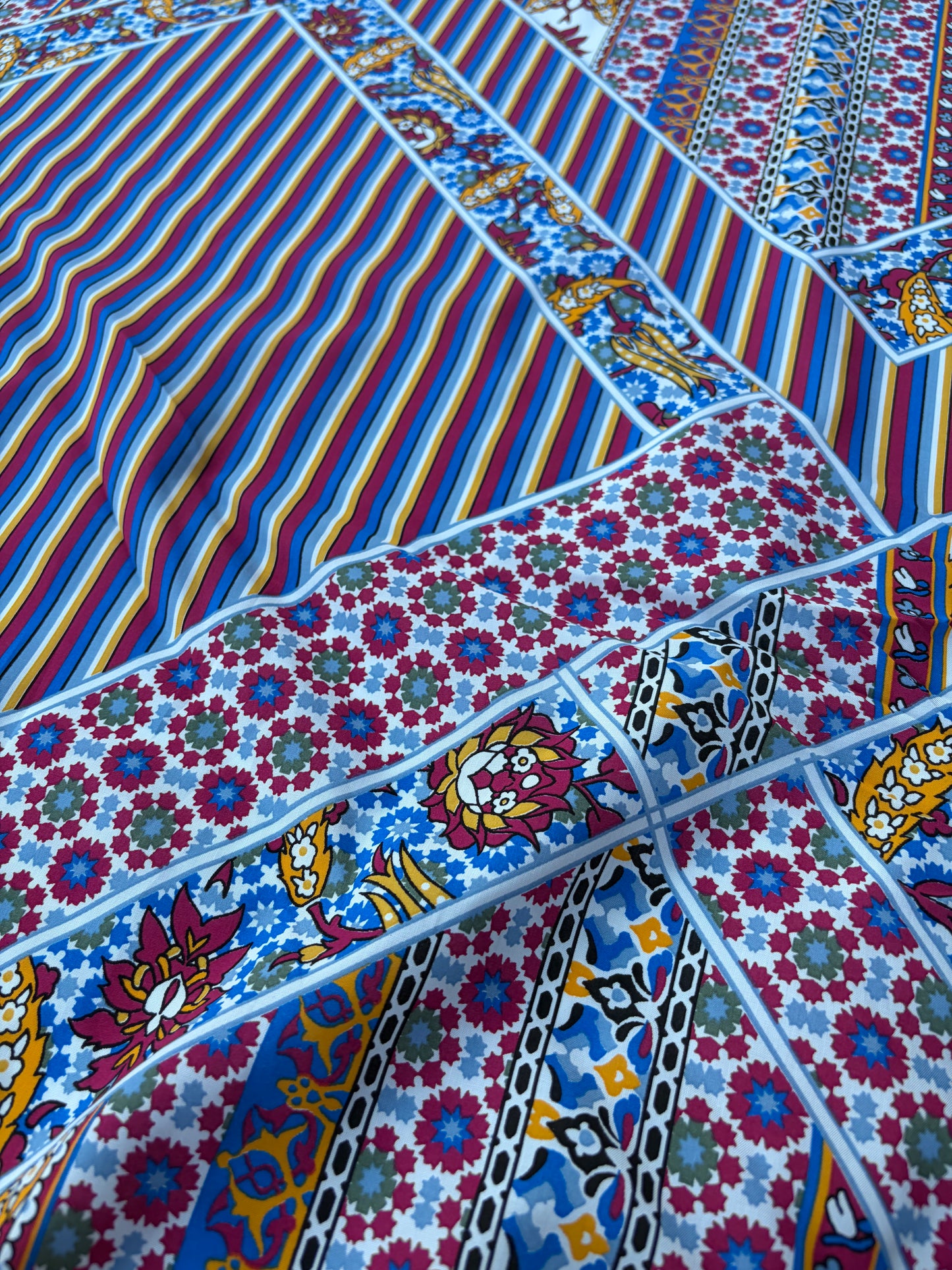 LAUREN 007 patchwork print cotton voile
