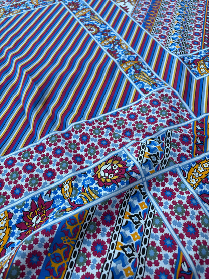 LAUREN 007 patchwork print cotton voile