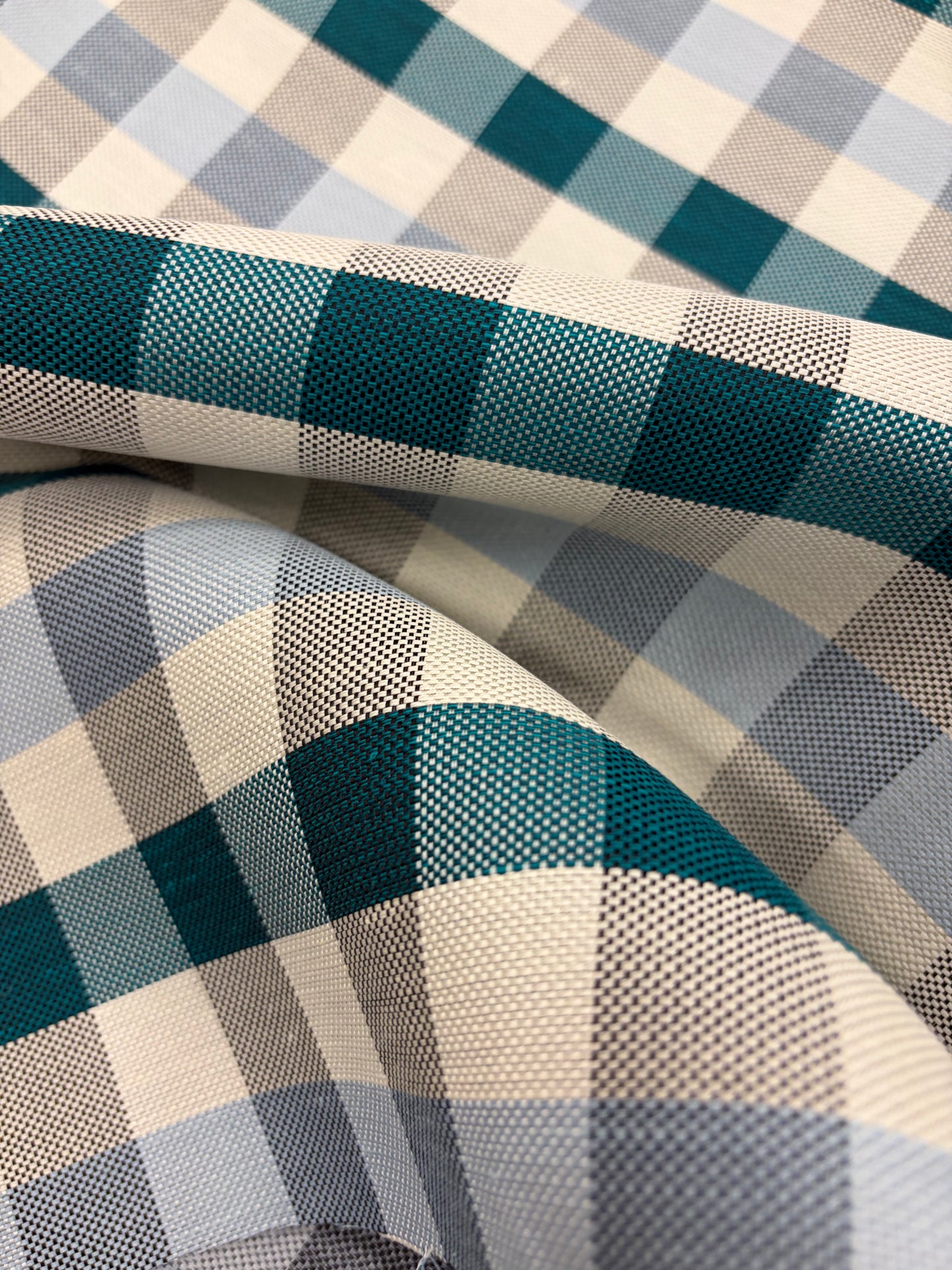 XENA 001 checkered colorwoven canvas