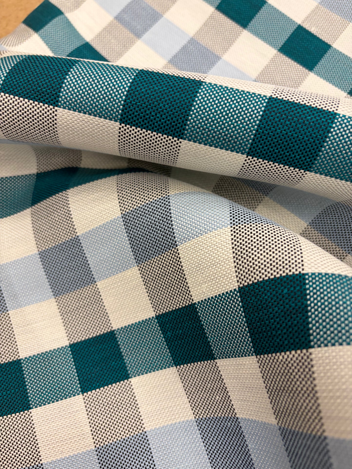 XENA 001 checkered colorwoven canvas