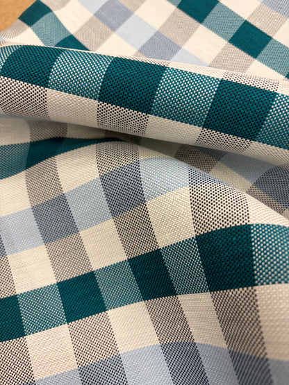 XENA 001 checkered colorwoven canvas