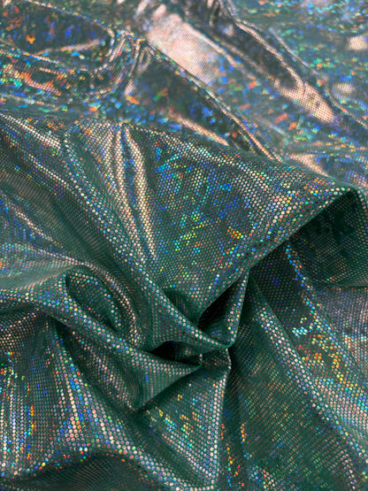 XENA 002 jersey crepon foil print green/silver