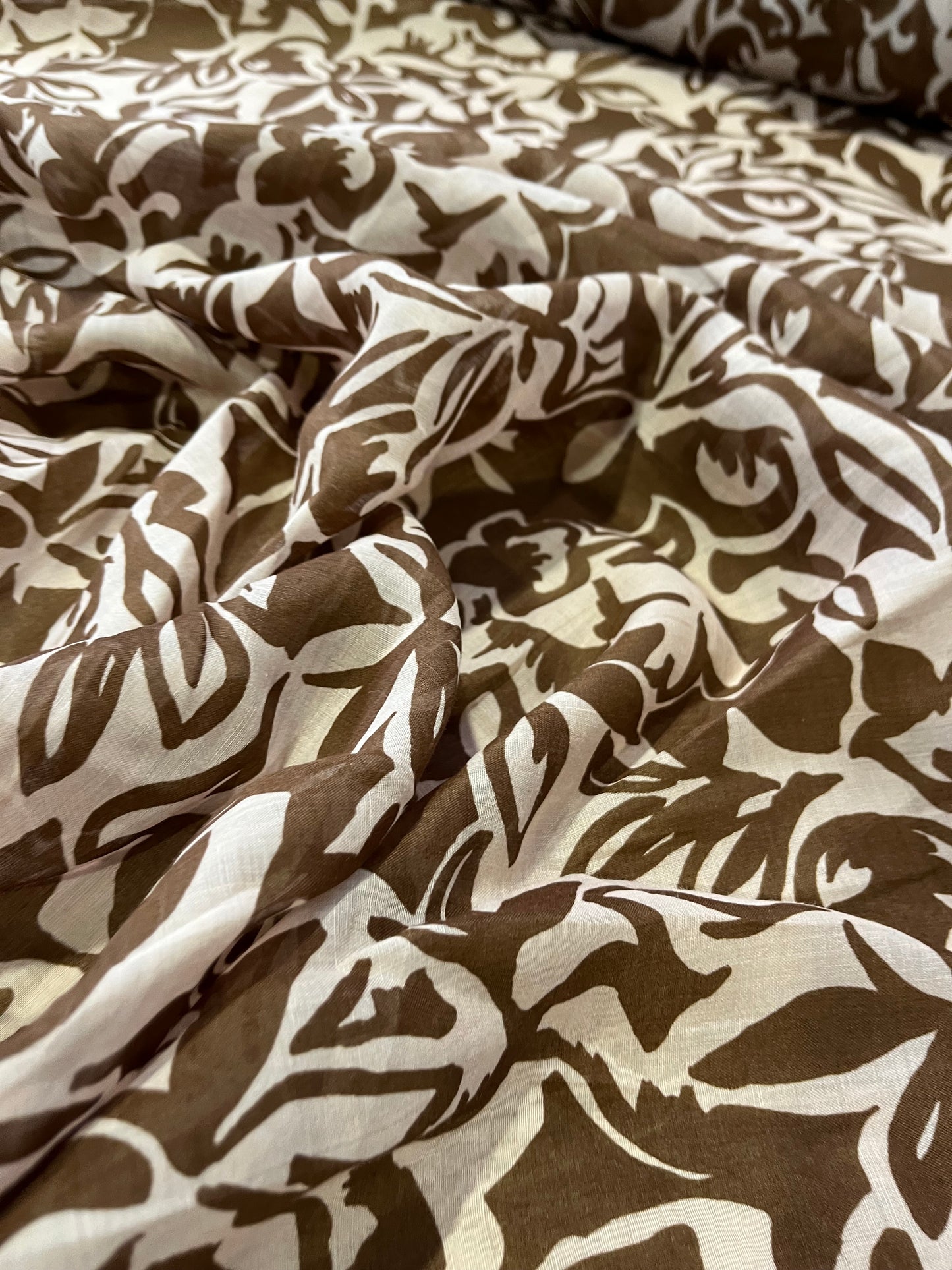 B01 MAURO 017 cotton voile bicolor print