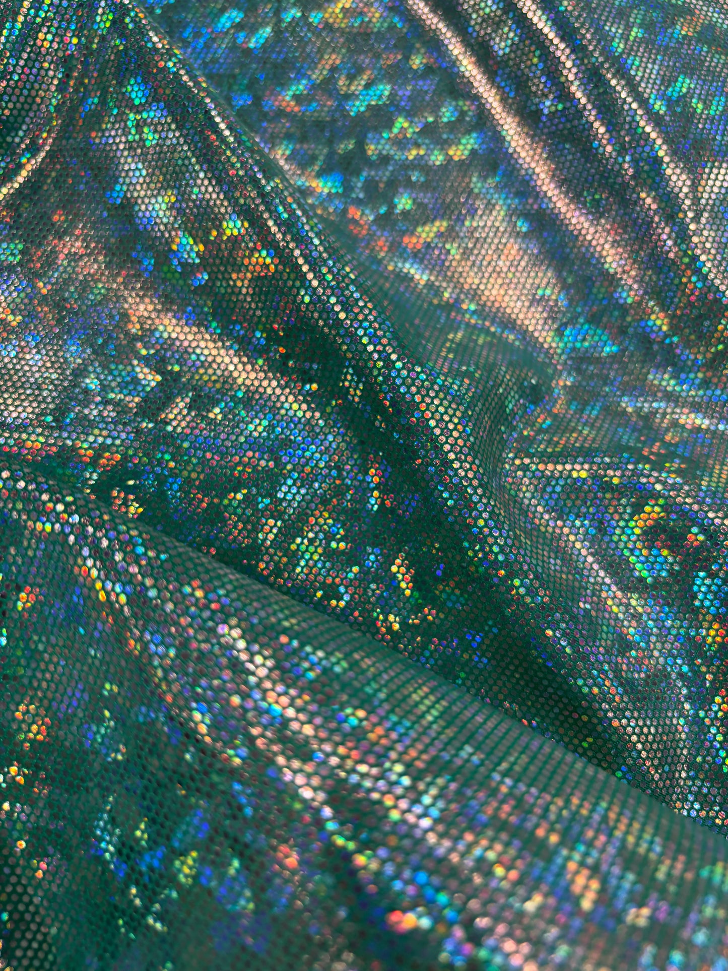 XENA 002 jersey crepon foil print green/silver