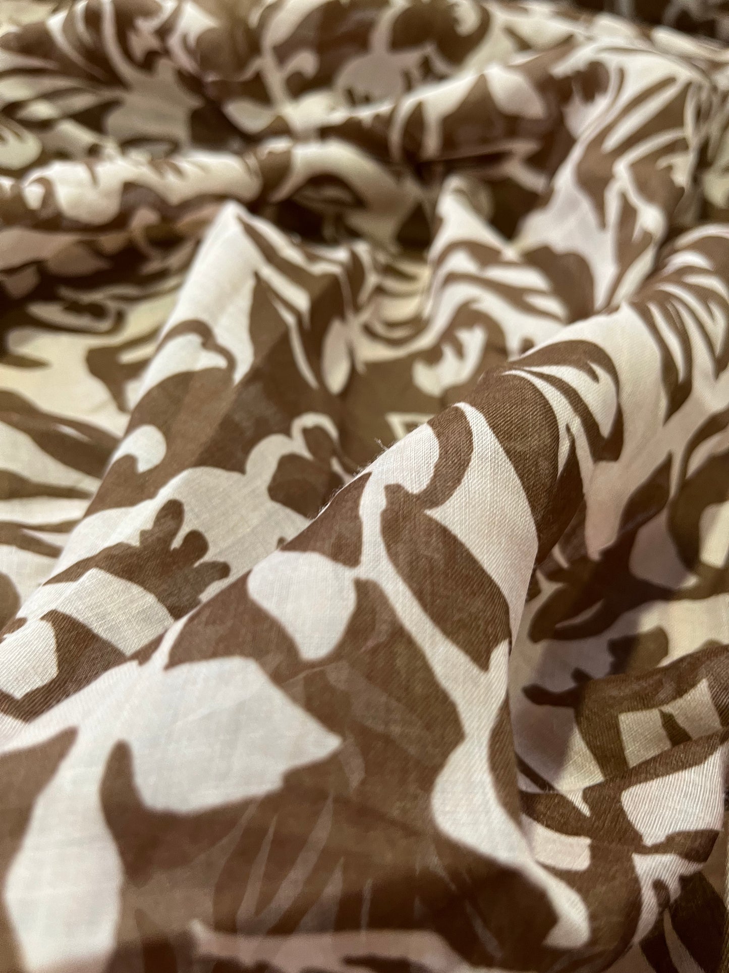 B01 MAURO 017 cotton voile bicolor print