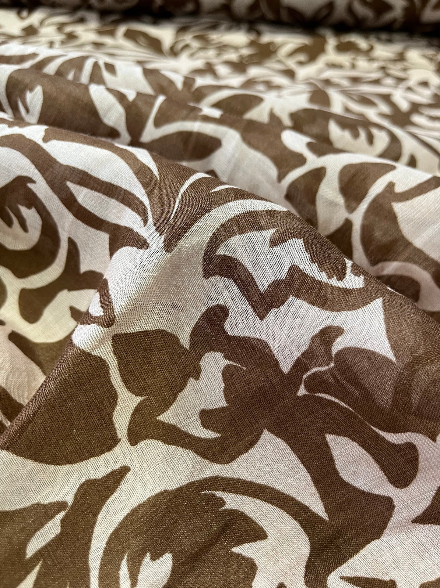 B01 MAURO 017 cotton voile bicolor print