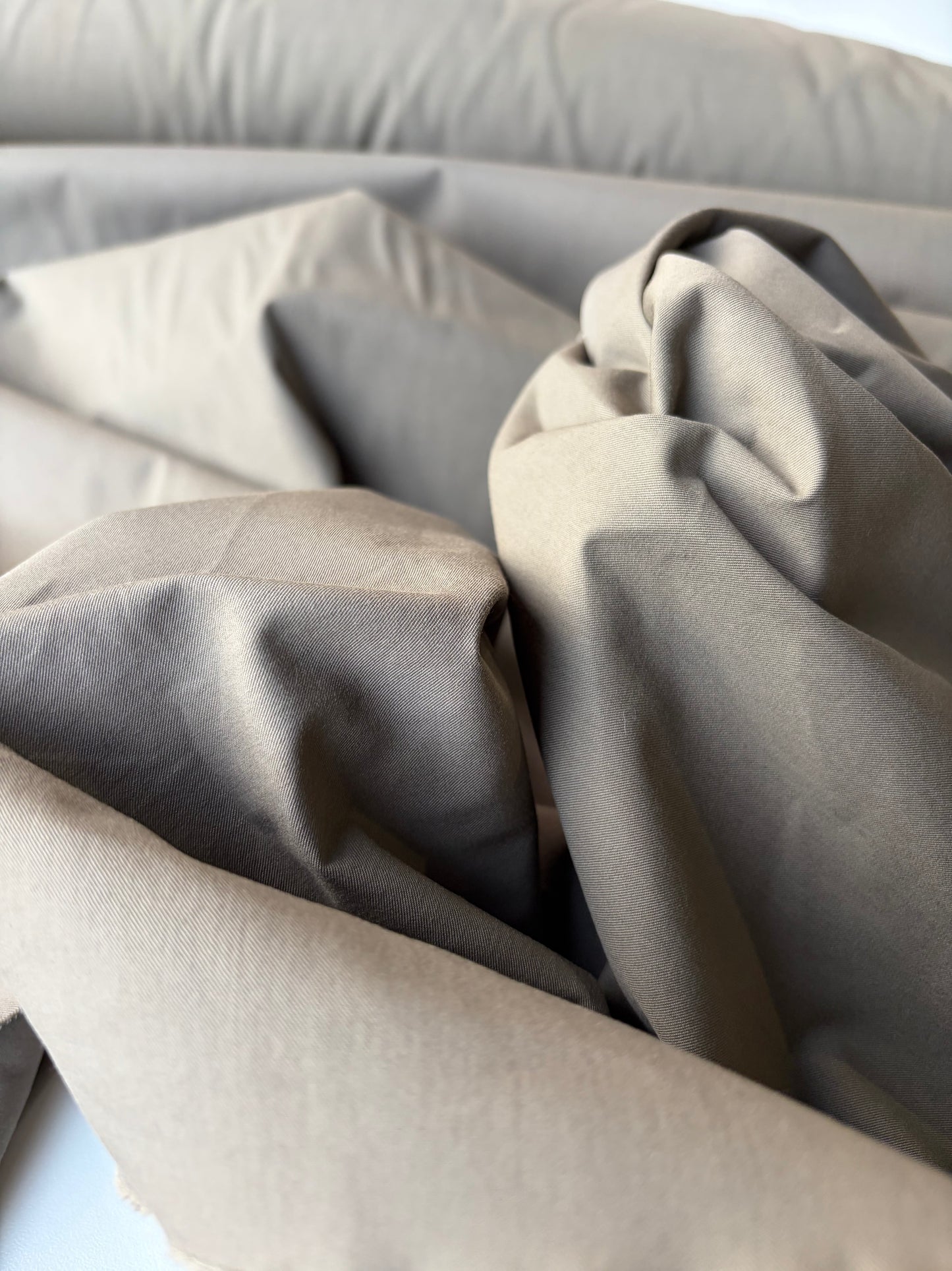 ERICA 014 cotton twill papertouch tabac colour
