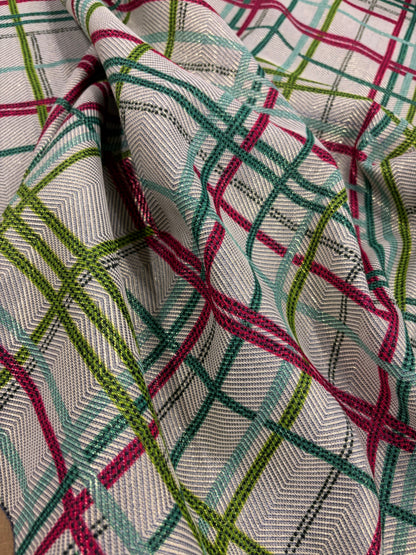XENA 009 shiny checkered jacquard