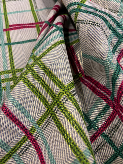 XENA 009 shiny checkered jacquard
