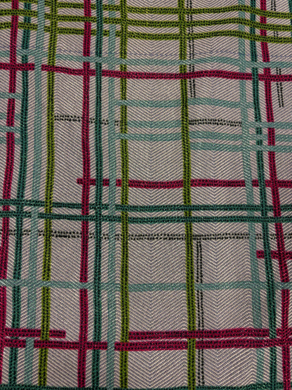 XENA 009 shiny checkered jacquard