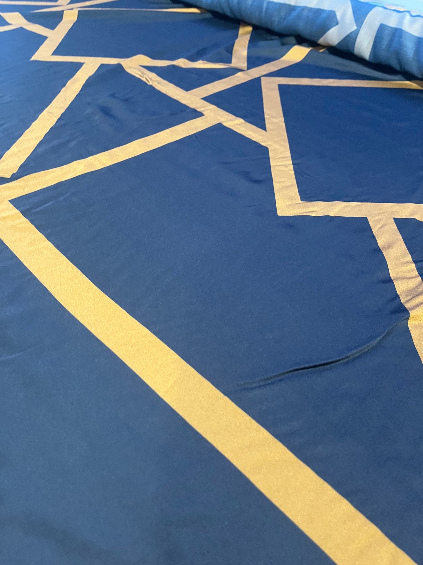 CLAIRE 230 viscose satin geometrical design