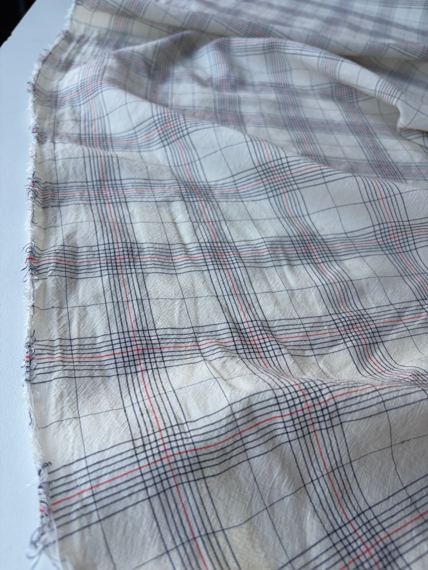 ERICA 016 colourwoven cotton voile check