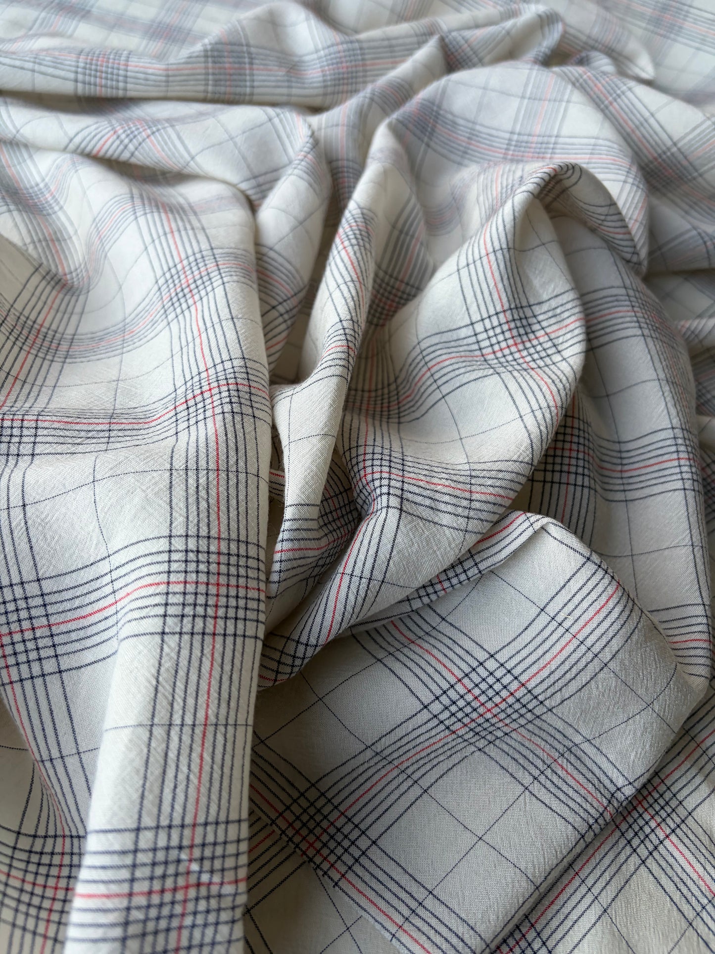 ERICA 016 colourwoven cotton voile check