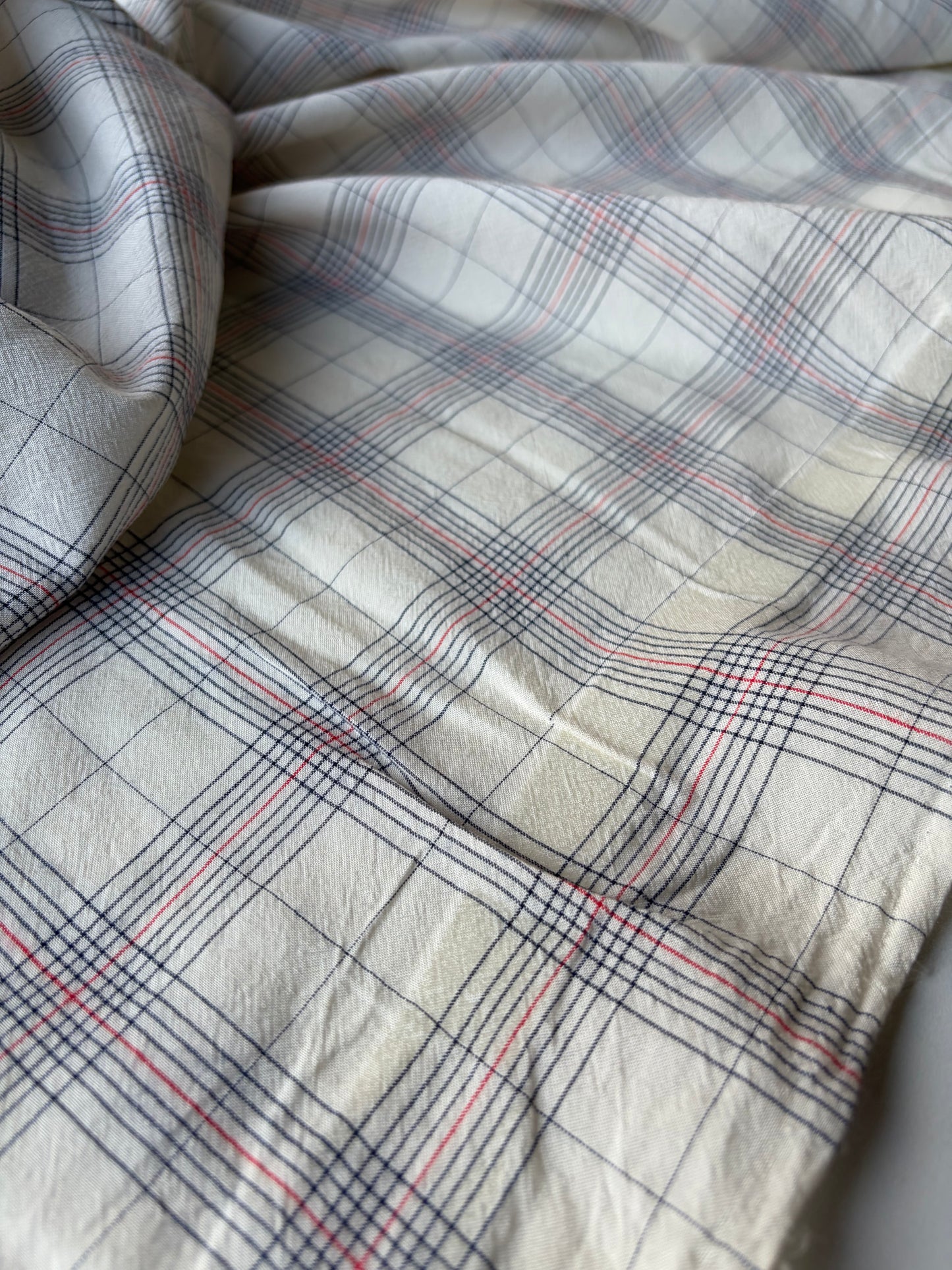 ERICA 016 colourwoven cotton voile check