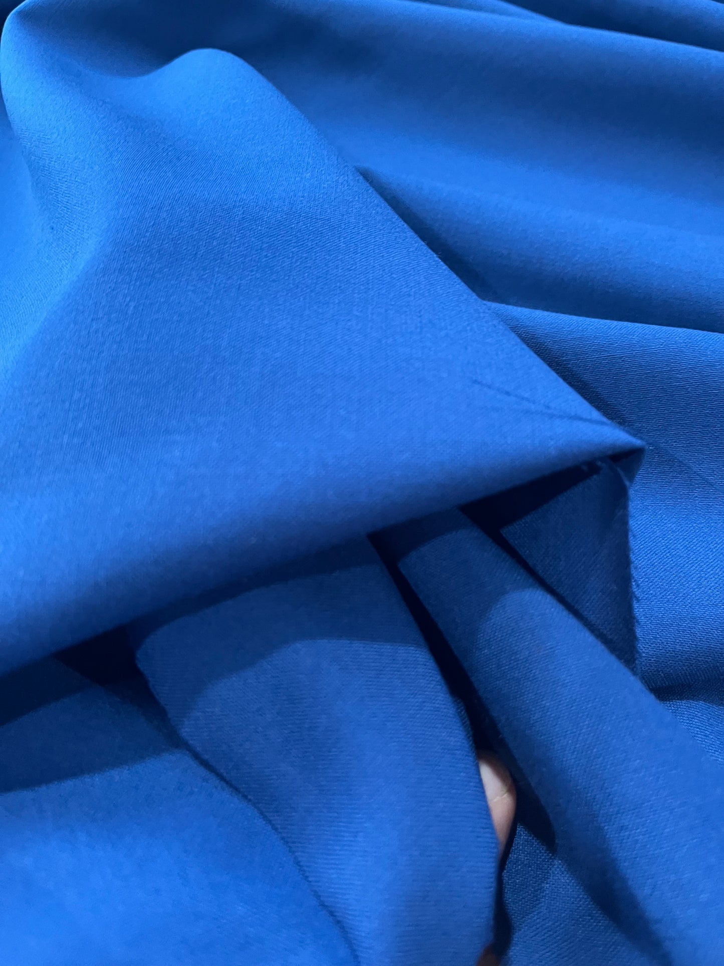 LC 007 wool/polyester suiting fabric RAF blue