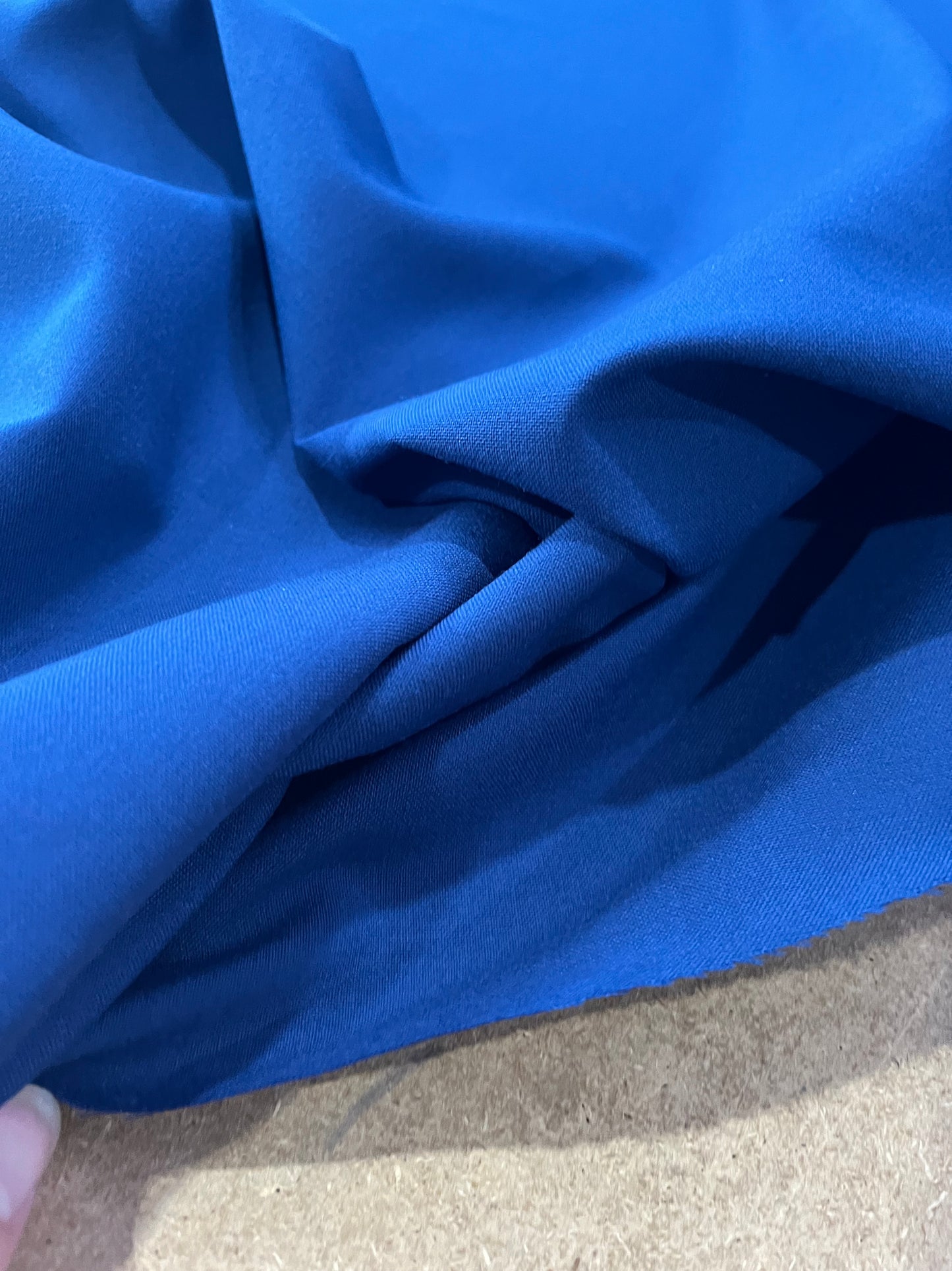 LC 007 wool/polyester suiting fabric RAF blue