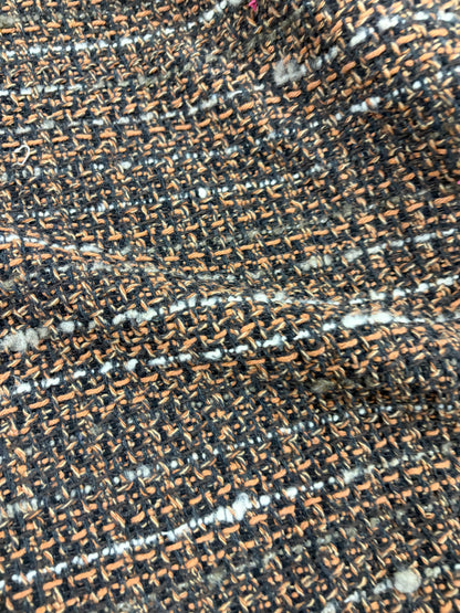 XENA 011 cotton tweed bouclette brown