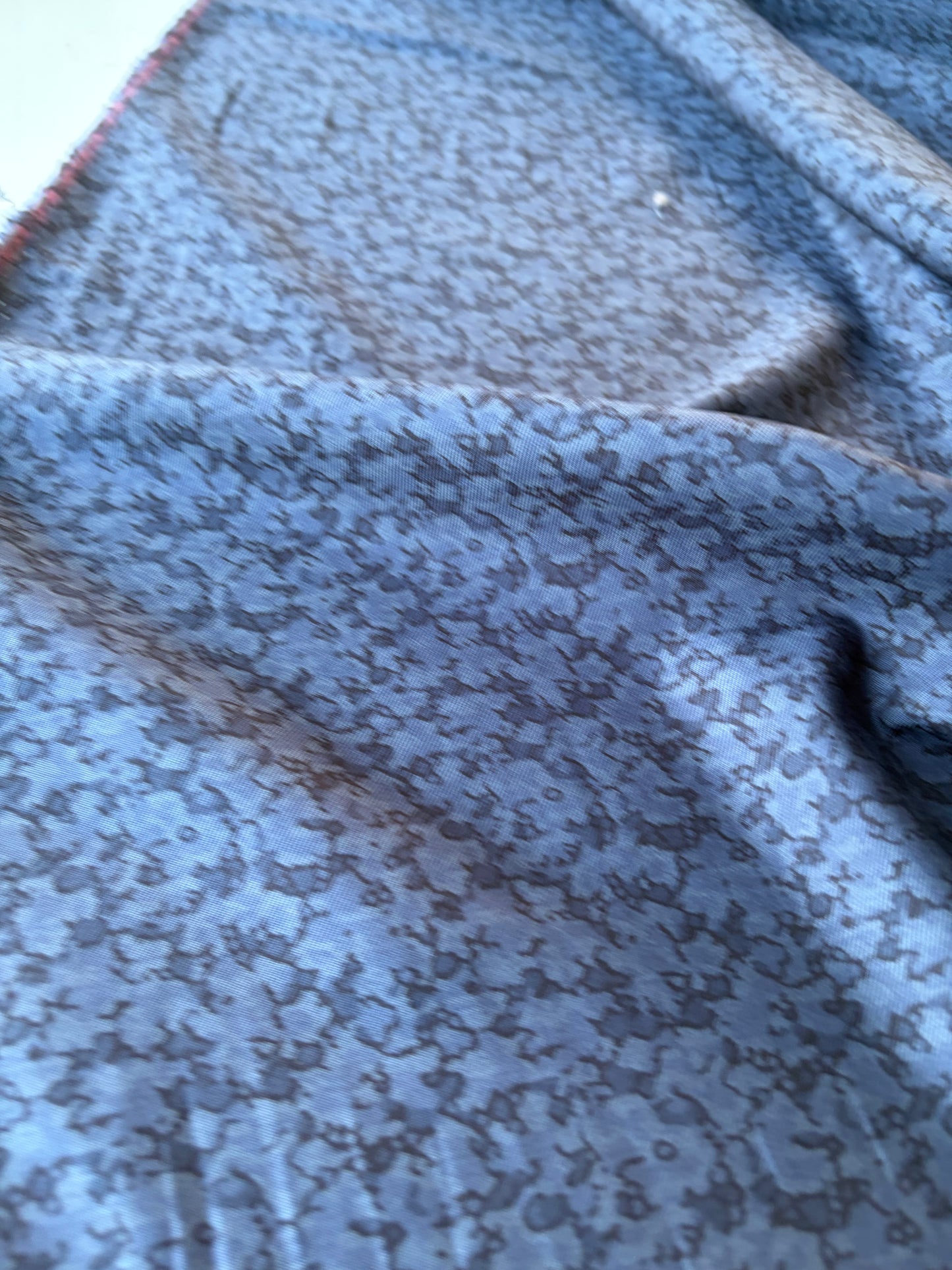 ERICA 018 Indigo tencel with flowerprint