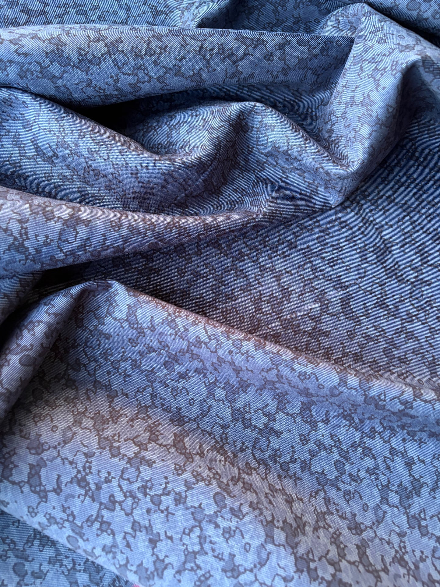 ERICA 018 Indigo tencel with flowerprint