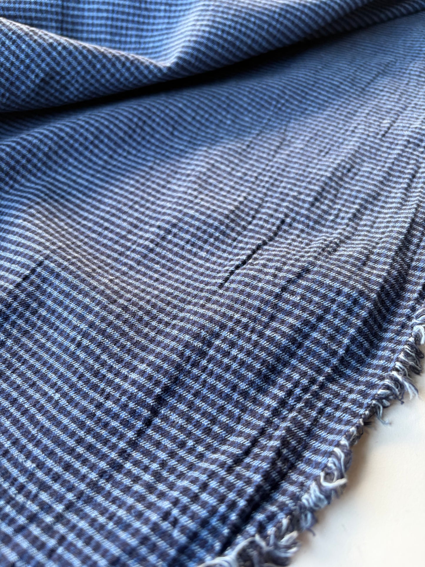 PC ERICA 020 cotton stretch check navy/indigo