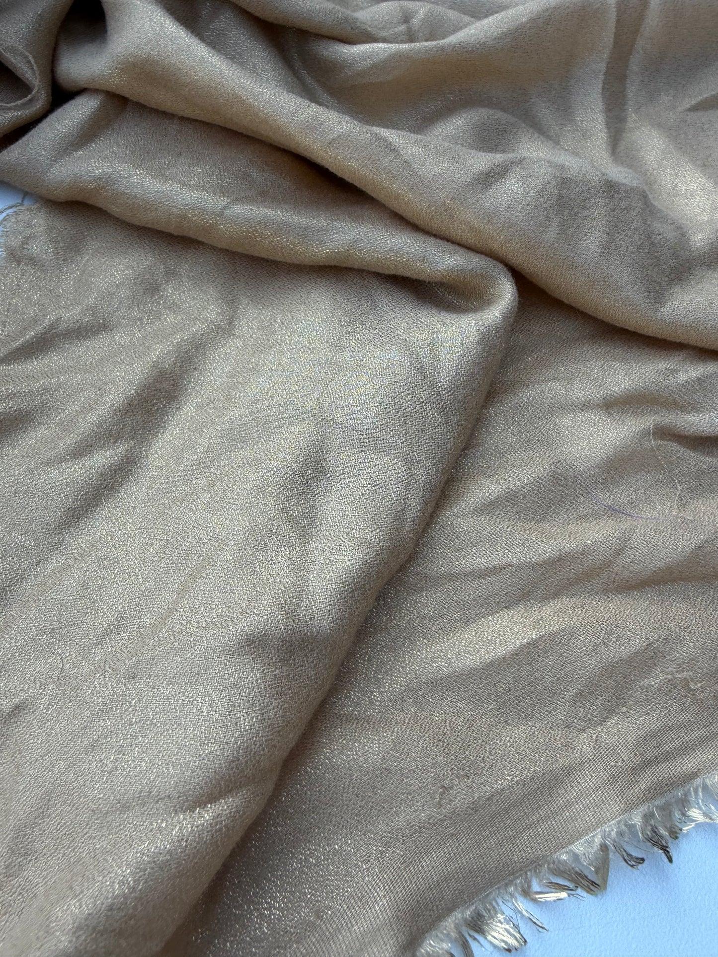 LAUREN 020 wetlook cotton camel with golden foilprint