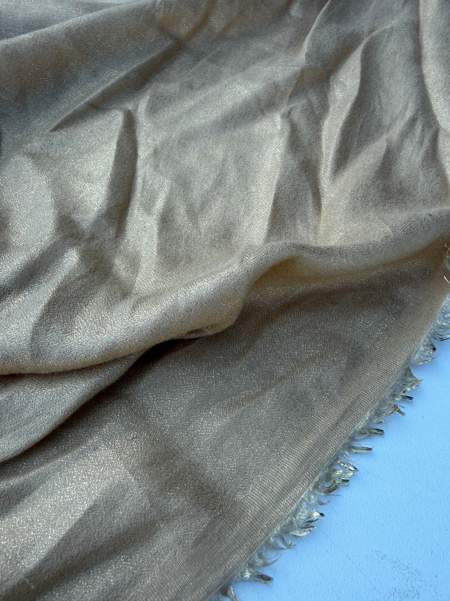 LAUREN 020 wetlook cotton camel with golden foilprint