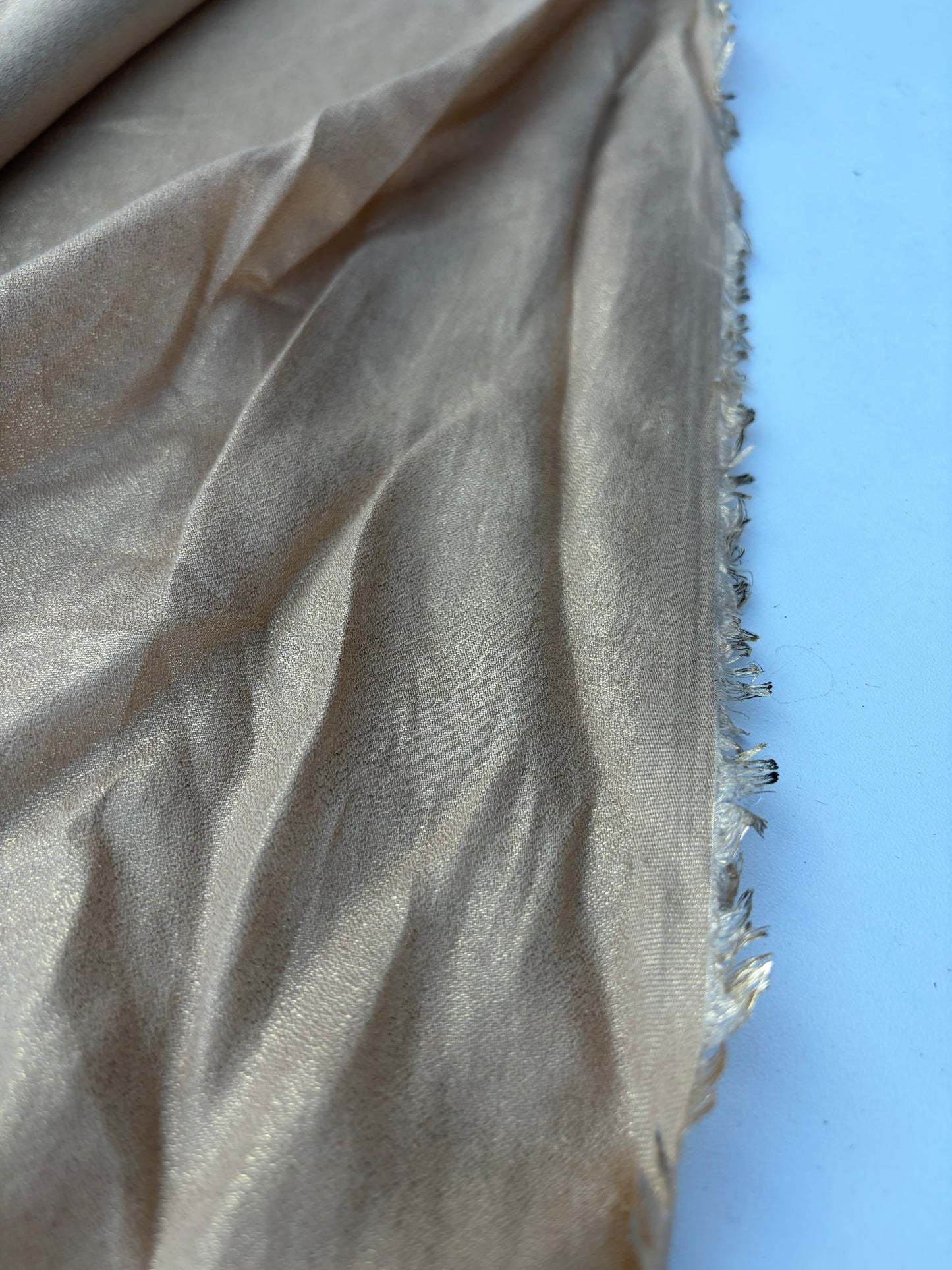 LAUREN 020 wetlook cotton camel with golden foilprint
