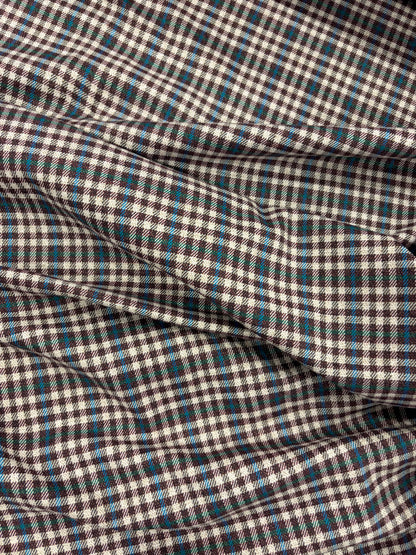 XENA 015 checkered stretch fabric