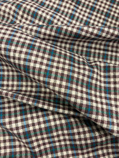 XENA 015 checkered stretch fabric