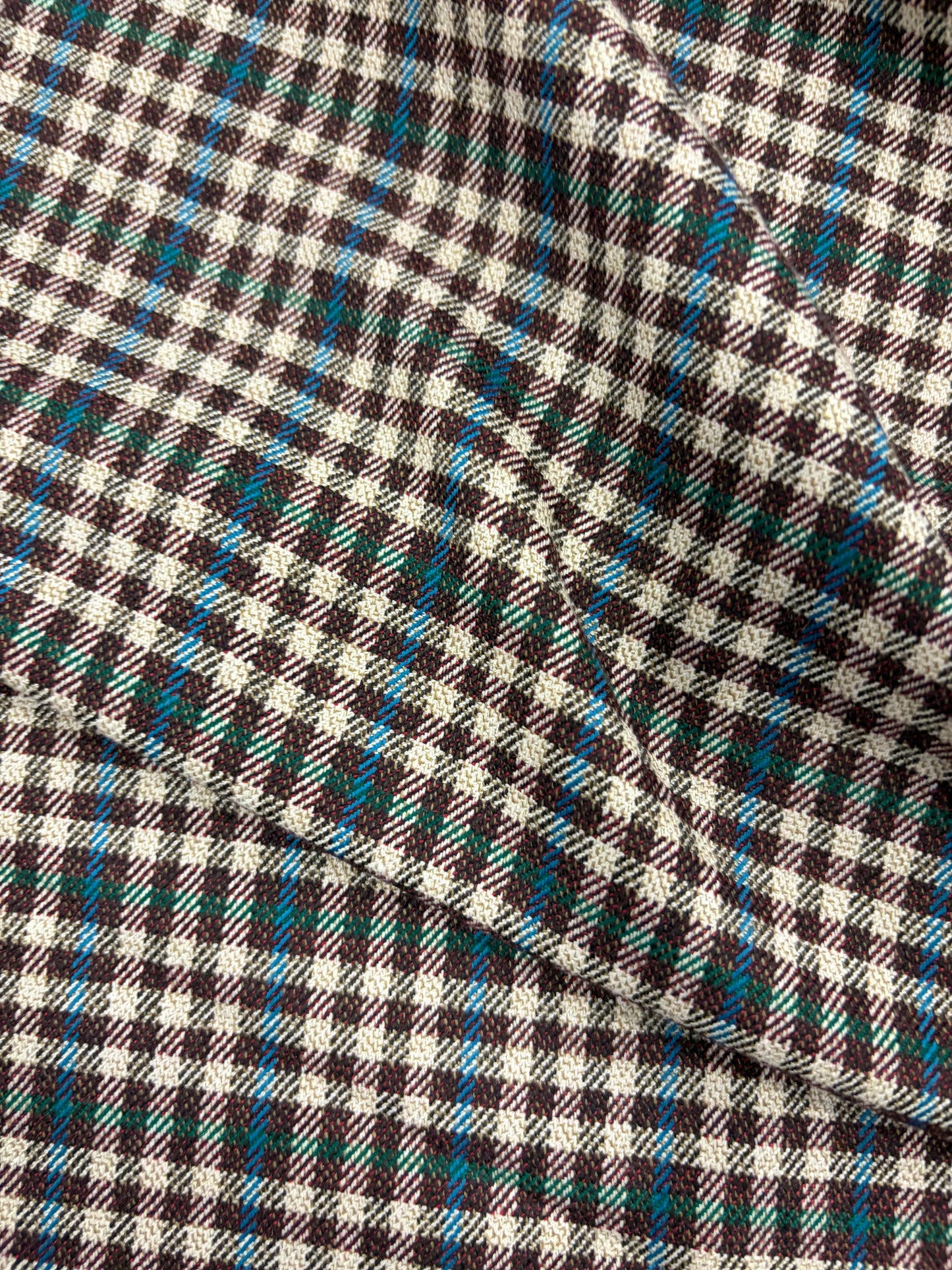 XENA 015 checkered stretch fabric