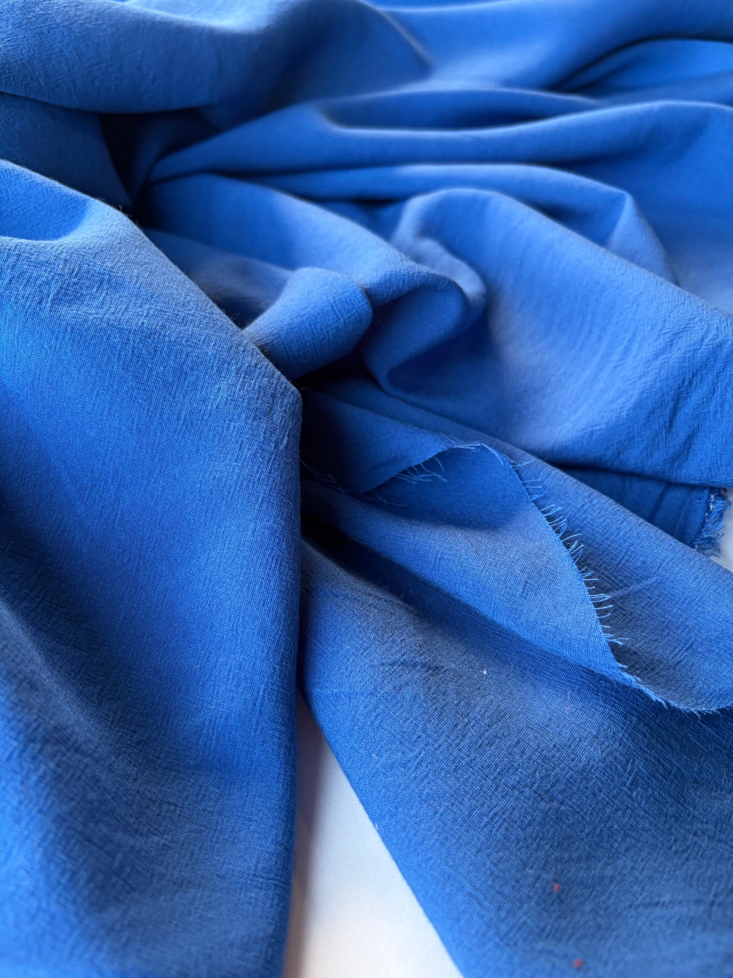 ERICA 022 voile cotton/polyamide cobalt blue