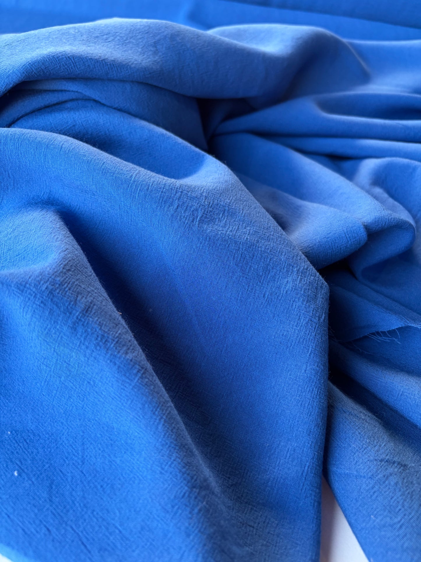 ERICA 022 voile cotton/polyamide cobalt blue