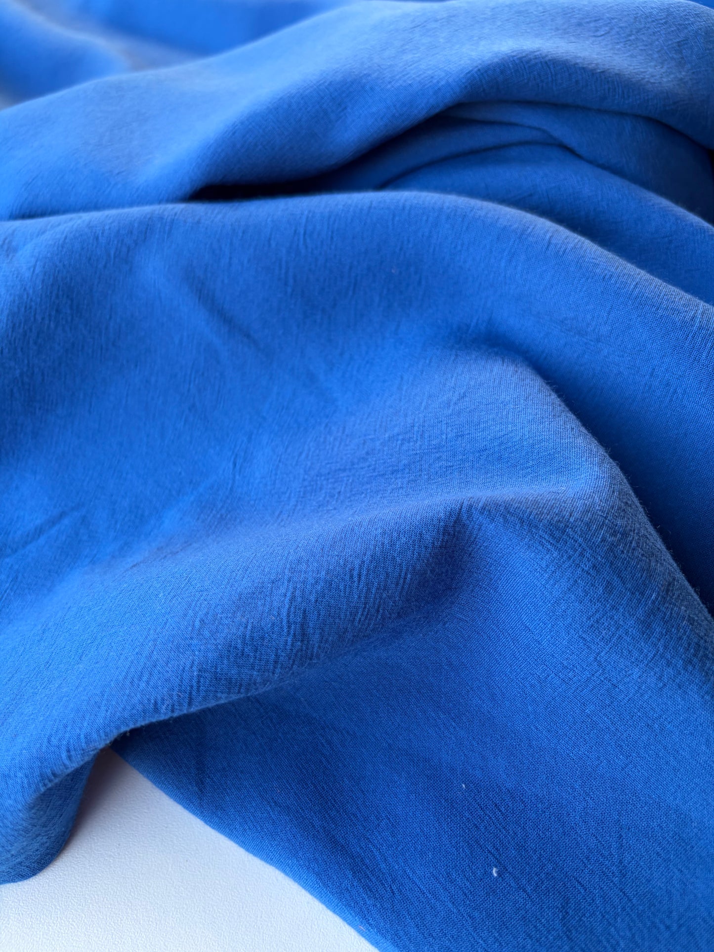 ERICA 022 voile cotton/polyamide cobalt blue