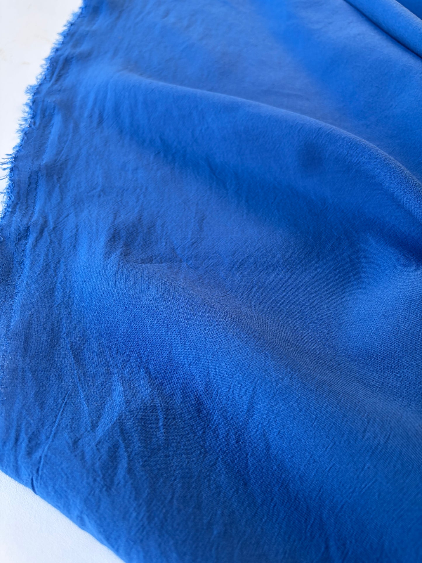 ERICA 022 voile cotton/polyamide cobalt blue