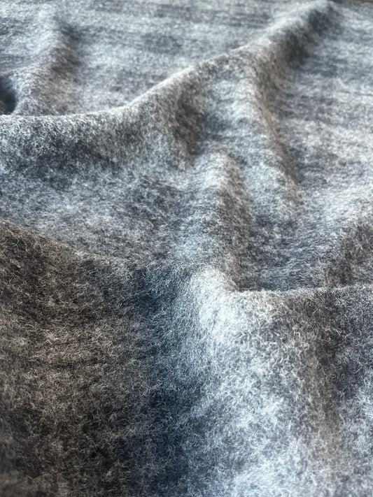 ROSALIE 014 boiled wool ogrey check