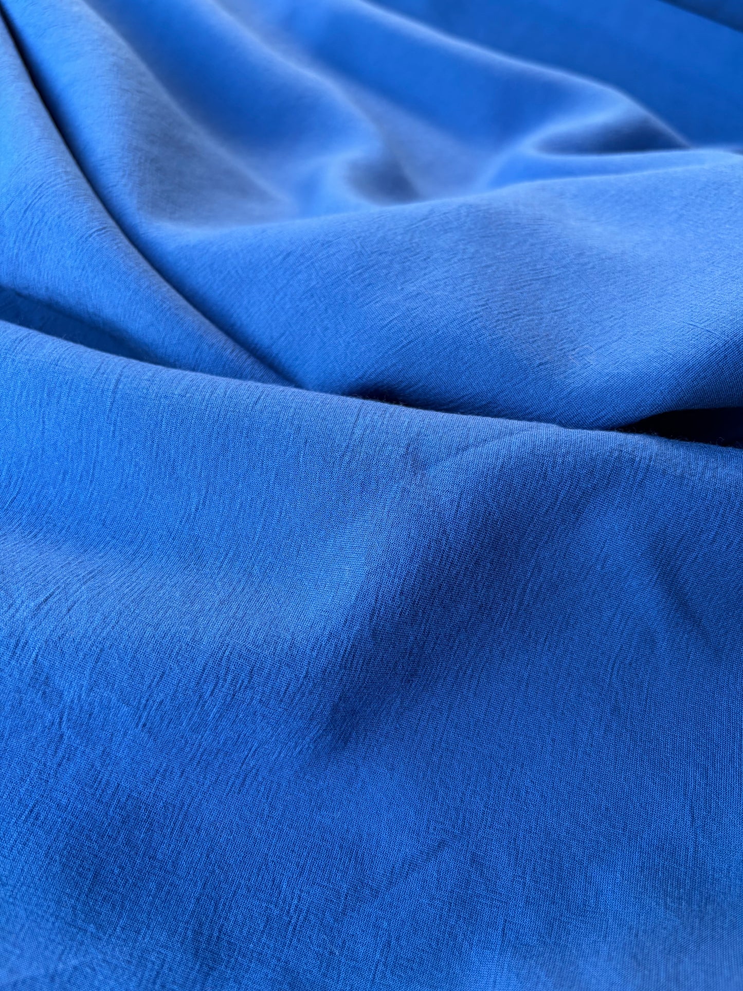 ERICA 022 voile cotton/polyamide cobalt blue