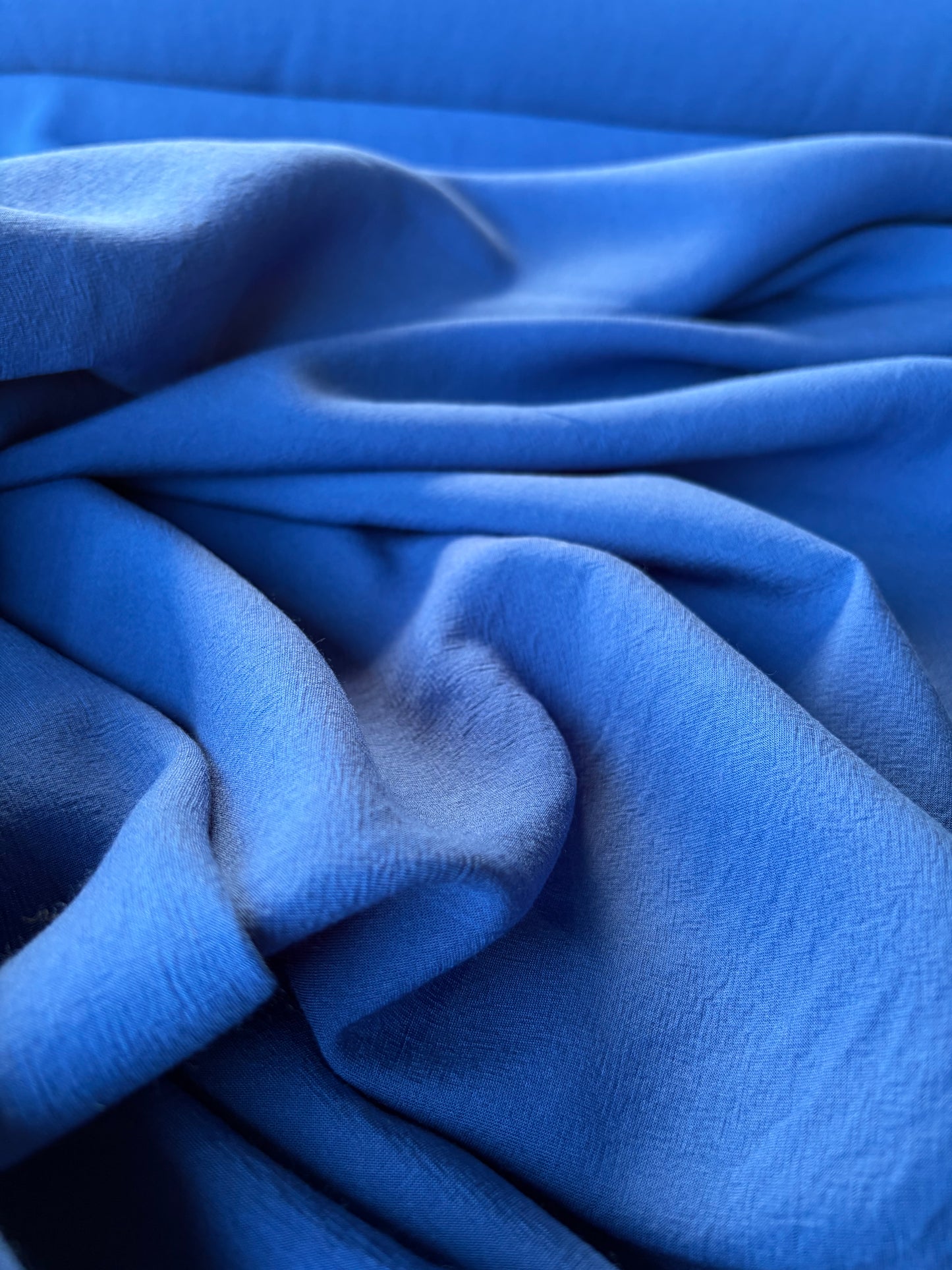 ERICA 022 voile cotton/polyamide cobalt blue