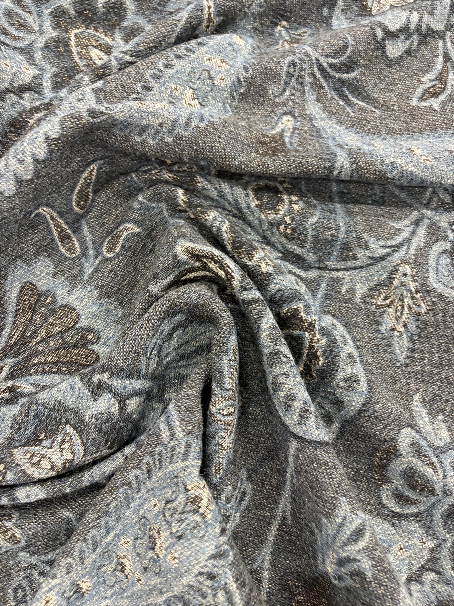 XENA 019  heavy cotton/wool jacquard