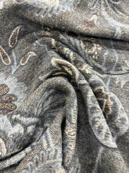 XENA 019  heavy cotton/wool jacquard