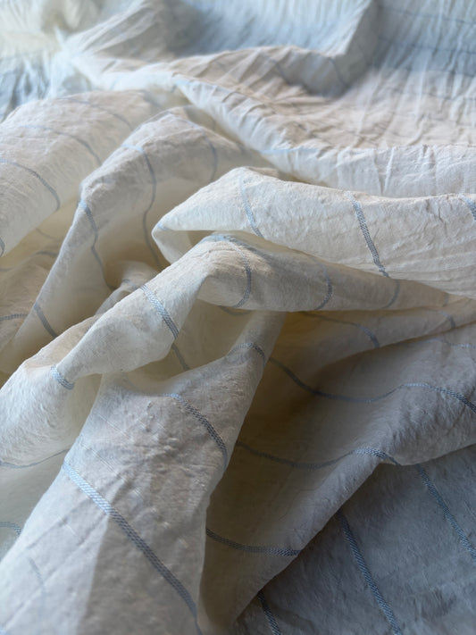 ERICA 023 colourwoven cotton voile stripes