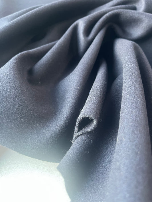 ROSALIE 016 wool/mohair navy coat fabric