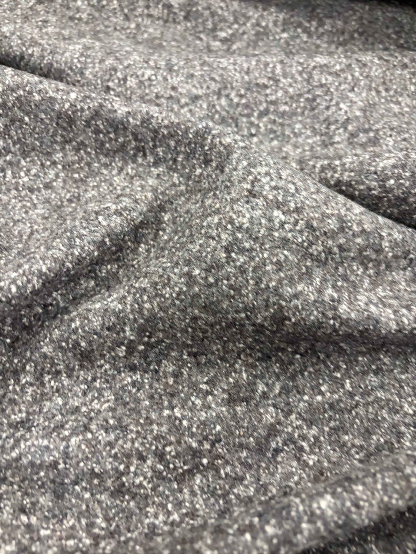 XENA 020 heavy wool jersey boucle tweed brown/grey
