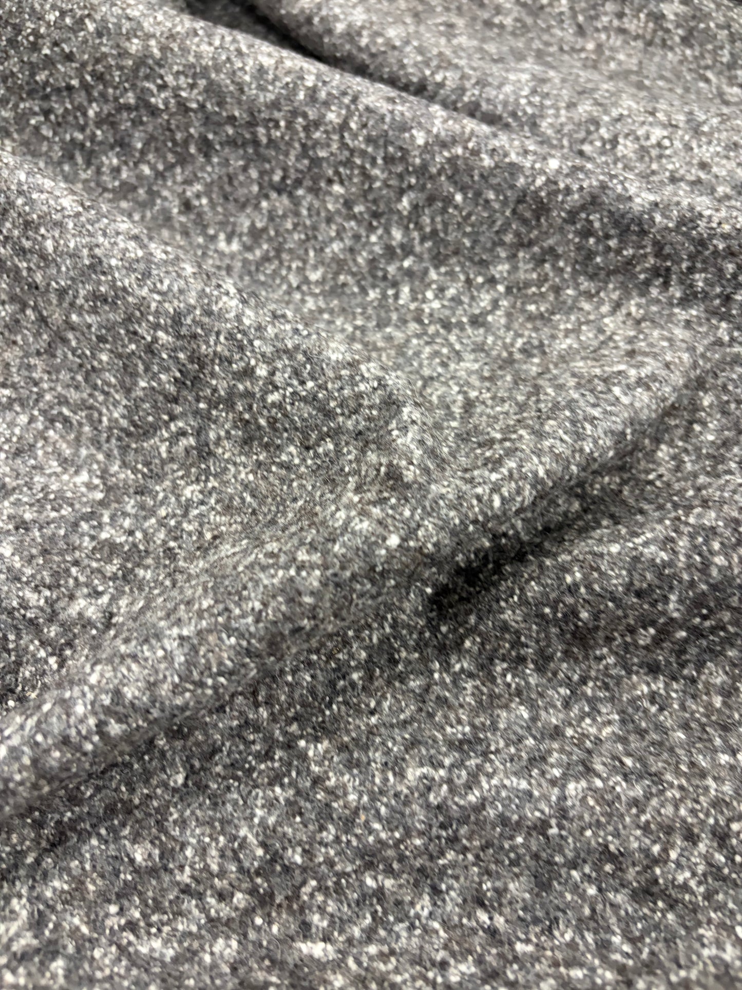 XENA 020 heavy wool jersey boucle tweed brown/grey
