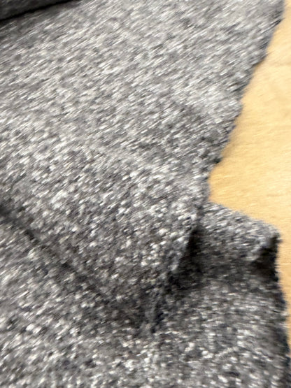 XENA 020 heavy wool jersey boucle tweed brown/grey