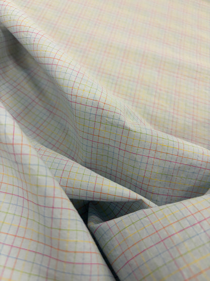 XENA 021 cotton colourwoven shirting check