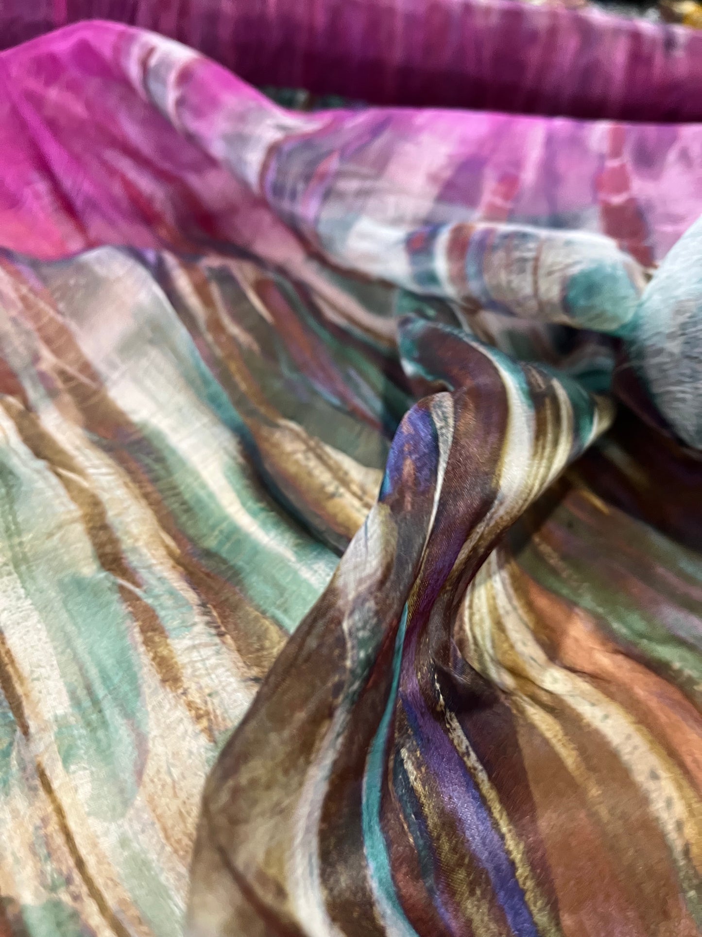 C02 MAURO 034 silk voile with print