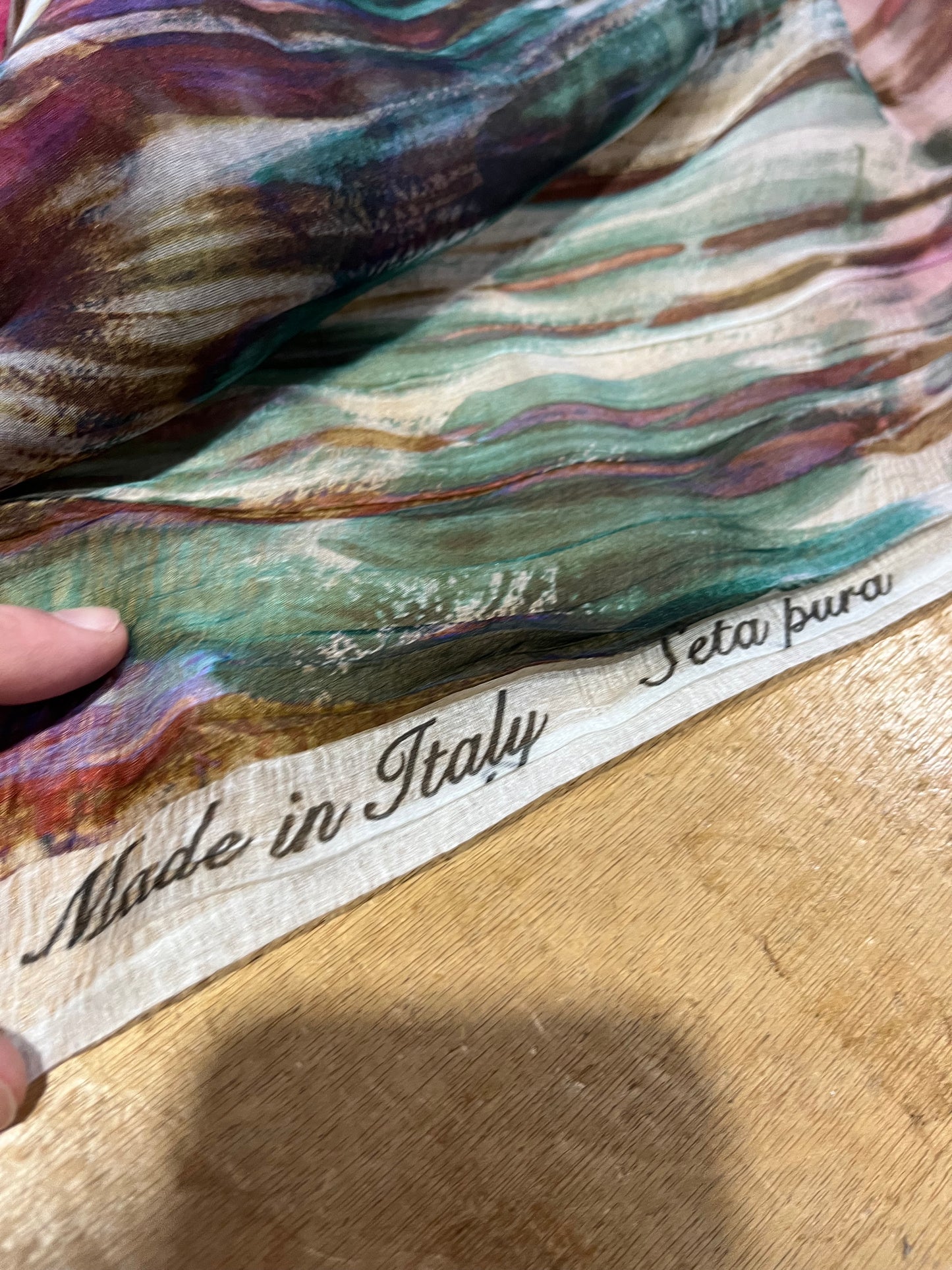 C02 MAURO 034 silk voile with print