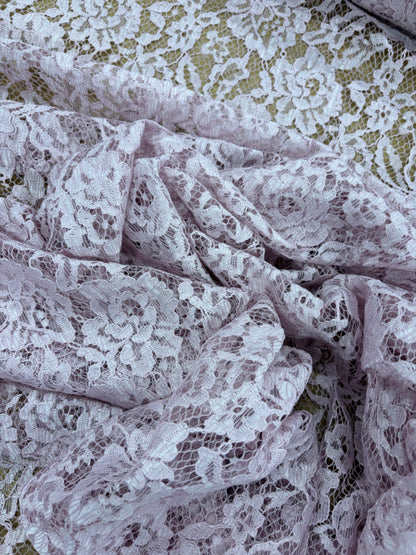 XENA 023 pink coloured woven lace "dentelle"