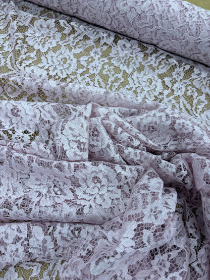 XENA 023 pink coloured woven lace "dentelle"