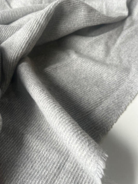 ROSALIE 024 heavy woolen coat fabric light grey